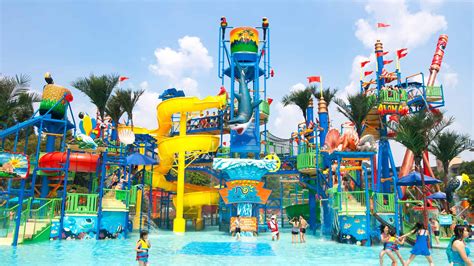 Visiting The Water Park .